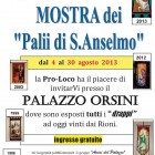 MOSTRE – A Palazzo Orsini in mostra i Palii di San Anselmo