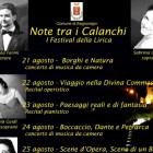 FESTIVAL – Conto alla rovescia per “Note fra i Calanchi”