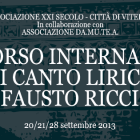 MUSICA – Al via il concorso internazionale di canto lirico Fausto Ricci