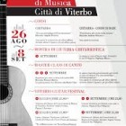 MUSICA – Concerto di chiusura per il Viterbo Guitar Festival