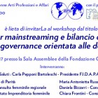 CONFERENZE – Bilancio di Genere, se ne parla alla Fondazione Carivit