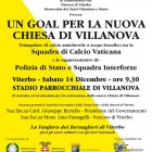 SPORT – Un goal per la nuova chiesa di Villanova