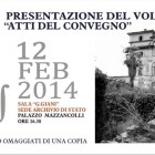 LIBRI – “Atti del Convegno” presentazione a Terni