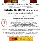 CONFERENZA – “Guarir dal ridere!” alle Sorgenti