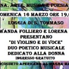 MUSICA – “Di violino e di voce”, musica e poesia per celebrare le donne