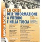 CONVEGNI – La crisi dell’informazione nella Tuscia