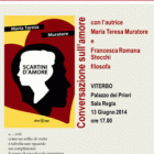 LIBRI – Maria Teresa Muratore presenta “Scartini d’amore”