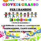 BAMBINI – Giovedì grasso all’Auditorium con la Classe 74