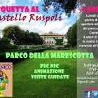 APPUNTAMENTI – Pasquetta al Castello Ruspoli con picnic ed animazione