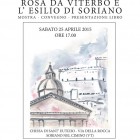 LIBRI – “Rosa da Viterbo e l’esilio di Soriano”, presentazione in musica