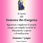 APPUNTAMENTI – Domenica bio-energetica dedicata alla donna