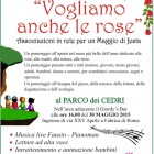 EN PLEIN AIR – “Vogliamo anche le rose” grande festa al Parco dei Cedri