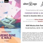 LIBRI – “Faremo bene il male”, presentazione al Mat