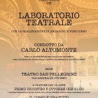 CORSI – A Nepi laboratorio teatrale gratuito curato da Carlo Altomonte