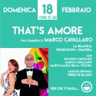 RASSEGNA – “That’s amore”, in scena la commedia “dell’equivoco”