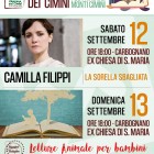 LIBRI – Al Festival dei Monti Cimini è il giorno di Camilla Filippi,  attrice che debutta nella narrativa con “La sorella sbagliata”