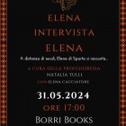 LIBRI – Elena di Sparta si racconta alla Borri Books